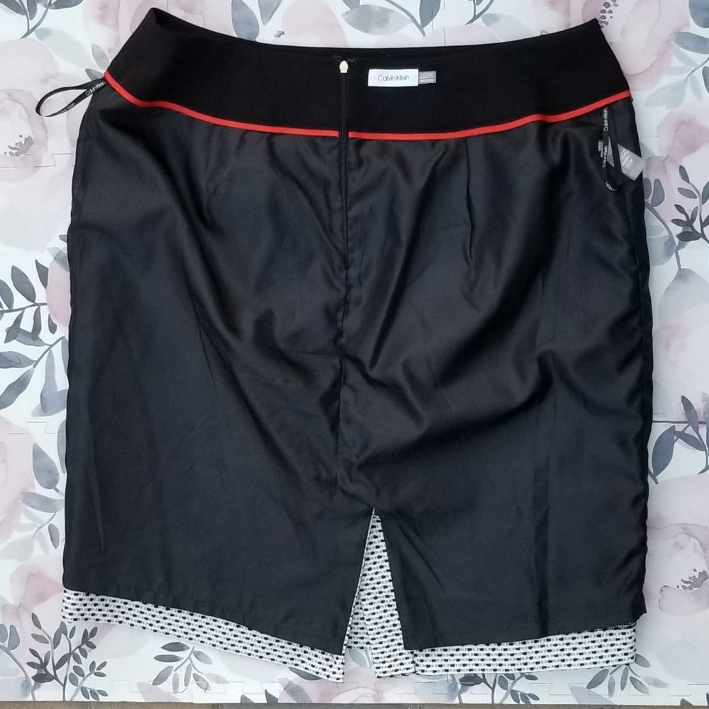 ✨HP✨Calvin Klein Tailored Pencil Skirt Plus Size 16 W - Picture 7 of 9